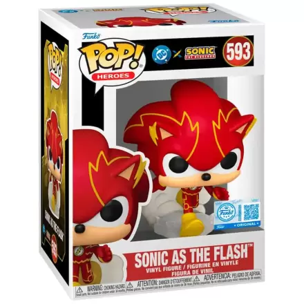 Funko POP figura Sonic The Hedgehog DC Comics Sonic As The Flash Exkluzív termékfotó