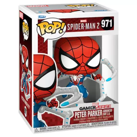 Funko POP figure Marvel Spiderman 2 Peter Parker Advanced Suit 2.0 termékfotója