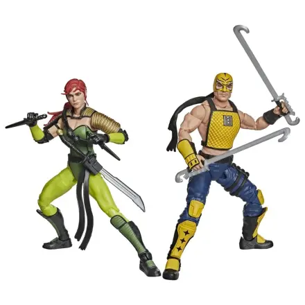 G.I. Joe Classified Series #212 Ninja Force Scarlett & T'Jbang 2 db-os akciófigura csomag 15 cm termékfotó