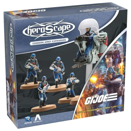 G.I.Joe Heroscape Army Expansion Cobra Troopers & Cobra Flight Pod (Common) Angol nyelvű társasjáték kiegészítő termékfotó