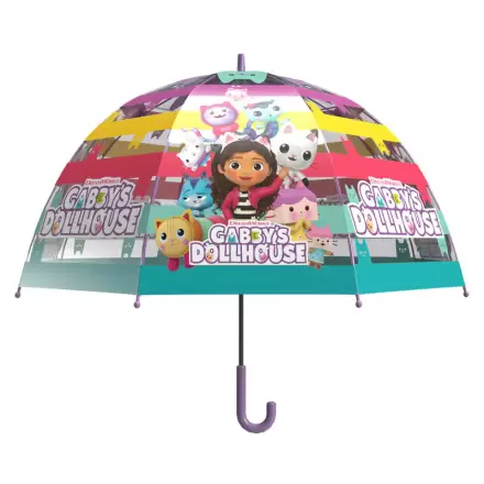 Gabby Doll House manuális átlátszó esernyő 48cm termékfotó