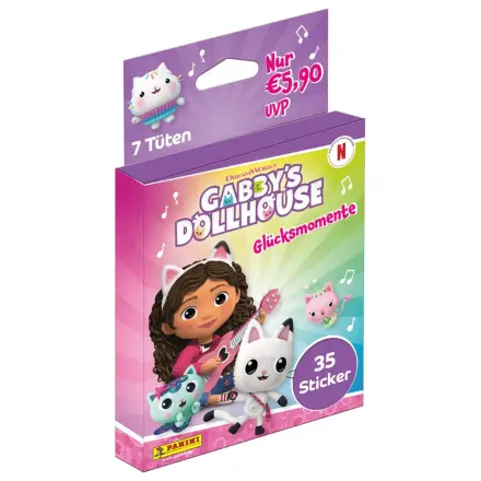 Gabby's Dollhouse moments of happiness Sticker Collection Eco-Blister német nyelvű matricacsomag termékfotó