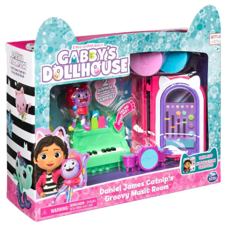 Gabbys Dollhouse Daniel James Catnips Groovy zene szoba játékkészlet termékfotója