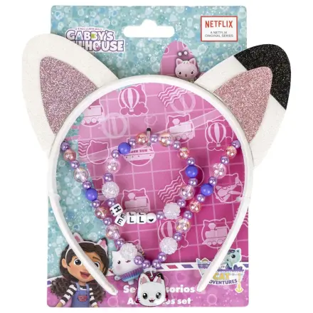 Gabi babaháza Cat Ears ékszer és hajpánt szett termékfotó