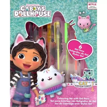 Gabbys Dollhouse Notizbuch + 6 gel pens set termékfotója