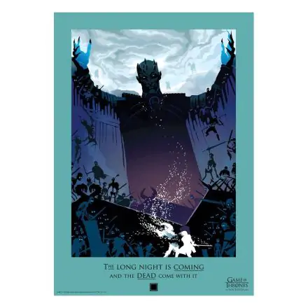 Game of Thrones Art Print Night King Limitált kiadás 42 x 30 cm termékfotó