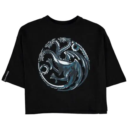 Game of Thrones House Of The Dragon Targaryen női cropped póló termékfotó