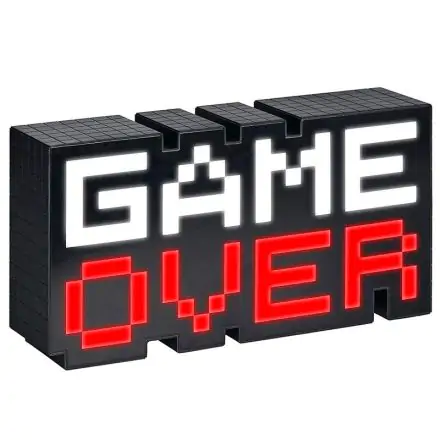 Game Over 8-BIT lámpa termékfotója