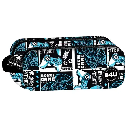Gamer Press Start 2 rekeszes tolltartó 21 cm termékfotó