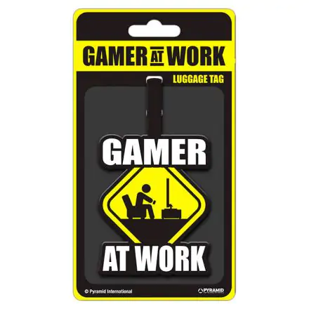 Gaming Gamer at Work bőrönd névtábla kiegészítő termékfotó