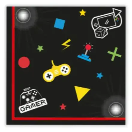 Gaming Party szalvéta 20 db-os 33x33 cm FSC termékfotó