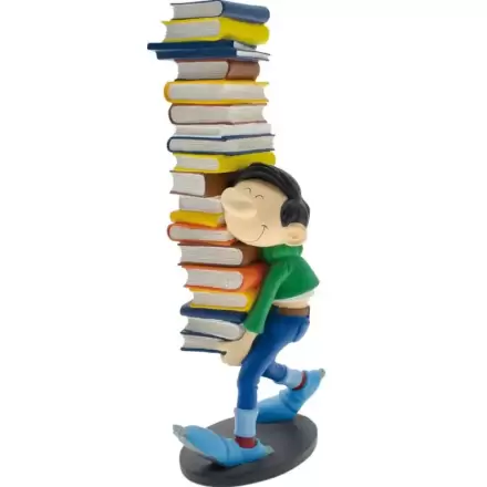 Gaston Gaston Holding a Pile of Books szobor figura 26 cm termékfotó