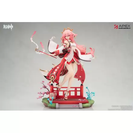 Genshin Impact PVC szobor figura 1/7 Yae Miko Astute Amusement Ver. 28 cm termékfotója