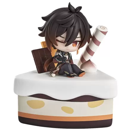 Genshin Impact Wondrous Travels Series figura Zhongli Chibi 12 cm    termékfotó