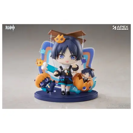 Genshin Impact You Ye Qi Xiang Series Chibi Chara Wanderer PVC szobor figura 10 cm   termékfotó