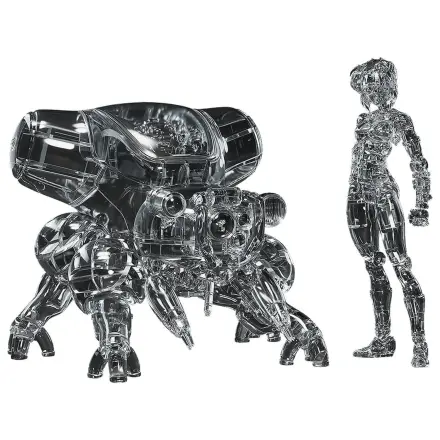 Ghost in the Shell PLAMAX minimum factory Motoko Kusanagi with Fuchikoma: Thermoptic Camouflage Ver. Műanyag modell készlet 8 cm termékfotó