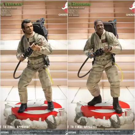 Ghostbusters 1/8 Peter Venkmann + Winston Zeddemore Twin Pack gyanta szobor figura csomag 22 cm termékfotója