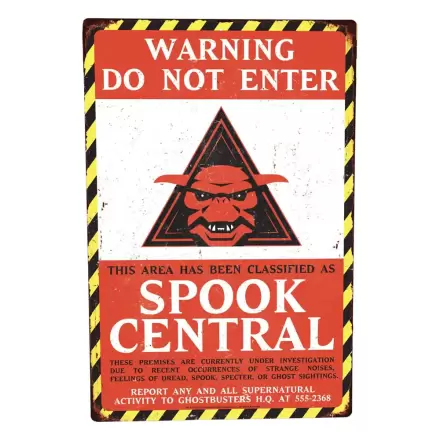 Ghostbusters Spook Central fém dekorációs tábla termékfotója