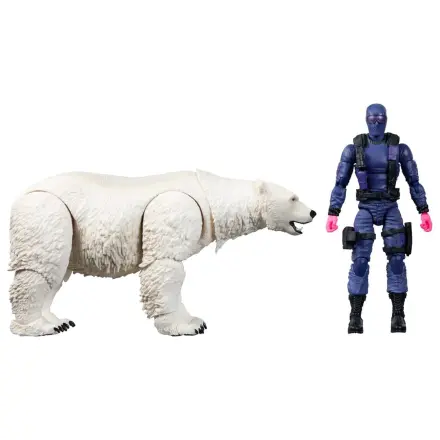 GI Joe Classified Series akciófigura Snake Eyes with Polar Bear 15 cm termékfotó