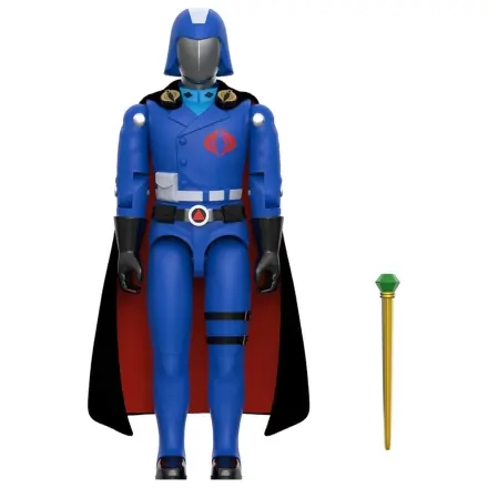 GI Joe ReAction+ Wave 06 Cobra Commander (Movie, Black Cape) akciófigura 10 cm  termékfotó