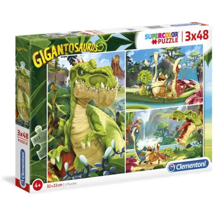 Gigantosaurus puzzle 3x48db-os termékfotó