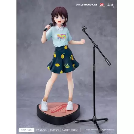Girls Band Cry Natsu wo Mankitsu shite Sakebe Series No. 1 1/7 Nina Iseri PVC szobor figura 24 cm    termékfotó