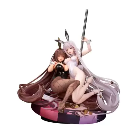 Goddess of Victory: Nikke 1/7 Noir & Blanc Bunny X 777 Ver. szobor figura 28 cm termékfotó
