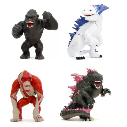 Godzilla Nano Metalfigs Diecast Mini Figures 4-Pack Wave 1 4 cm termékfotója