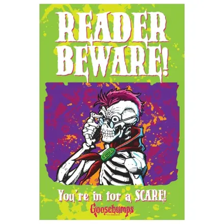 Goosebumps Reader Beware fém dekorációs tábla termékfotó