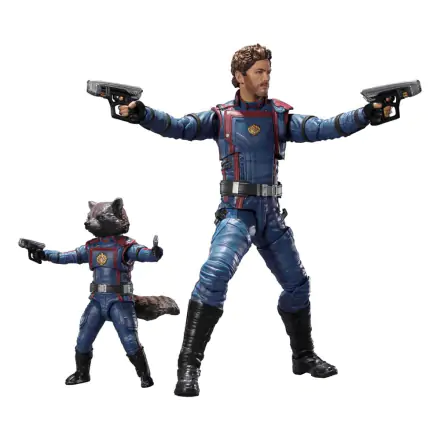 Guardians of the Galaxy 3 S.H. Figuarts Star Lord & Rocket Raccoon akciófigurák 6-15 cm termékfotója