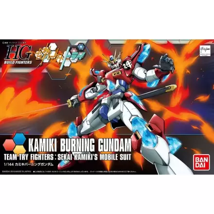 Gundam Build Fighters Try Kamiki Burning Gundam figura termékfotó