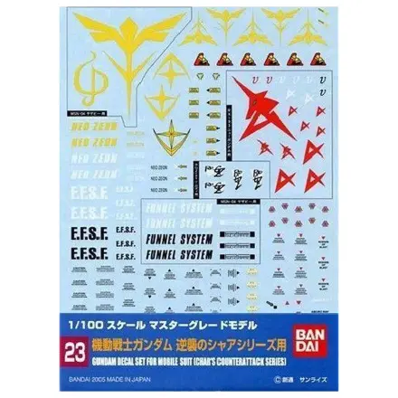 Gundam Decal 023 MG Multiuse Char's Counterattack kiegészítő csomag termékfotó
