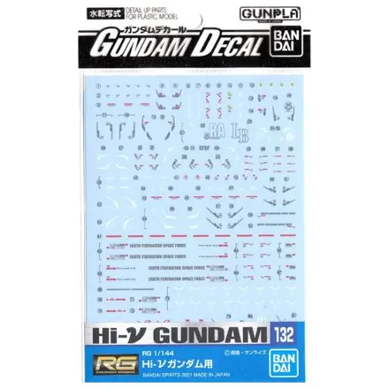 Gundam Decal 132 RG 1/144 Hi-v Gundam modell készlet kiegészítő termékfotó