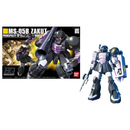 Gundam HGUC 1/144 MS-05B Zaku 1 modell készlet termékfotó