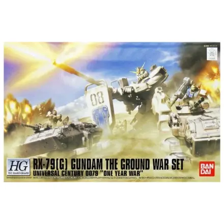 Gundam HGUC 1/144 RX-79(G) Gundam The Ground War Set  termékfotó