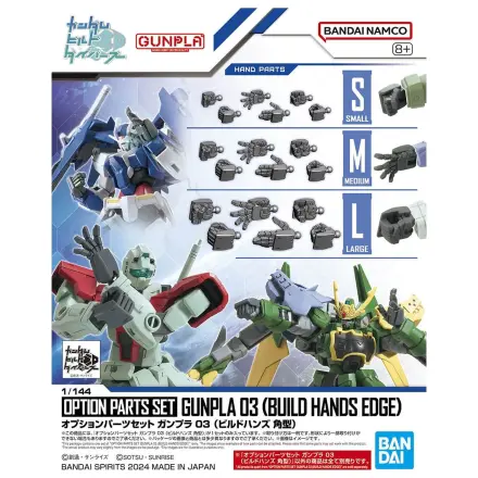 Gundam Option Parts Set Gunpla 3 (Build Hands Edge) modell készlet kiegészítő csomag termékfotó