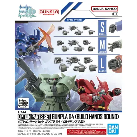 GUNDAM Option Parts Set Gunpla 4 (Build Hands Round) modell készlet kiegészítő termékfotó