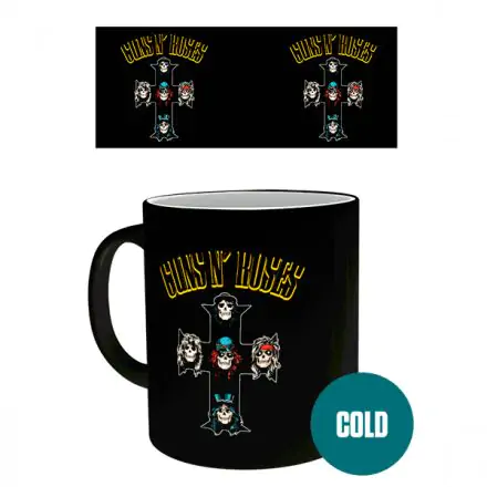 Guns N Roses Cross hőre változó bögre termékfotó
