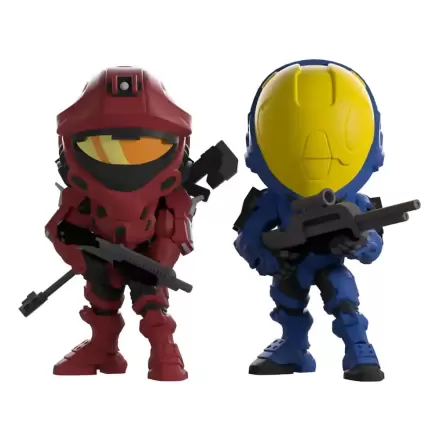 Halo 2 db-os Vinyl figura csomag Red vs Blue 11 cm termékfotó
