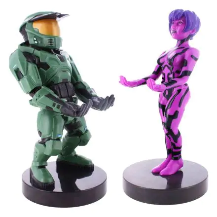Halo 20th Anniversary Master Chief & Cortana kontroller/telefon tartó Cable Guy figurák 20 cm termékfotó