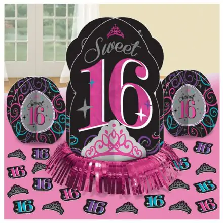 Happy Birthday 16 Asztali dekoráció szett termékfotó