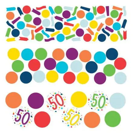 Happy Birthday 50 konfetti termékfotó