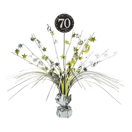 Happy Birthday Gold 70 asztaldísz 45,7 cm termékfotó