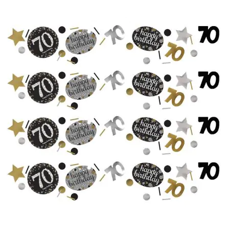 Happy Birthday Gold 70 konfetti termékfotó