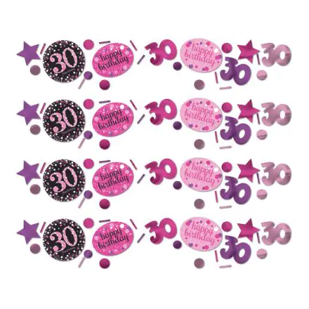 Happy Birthday Pink 30 konfetti termékfotó