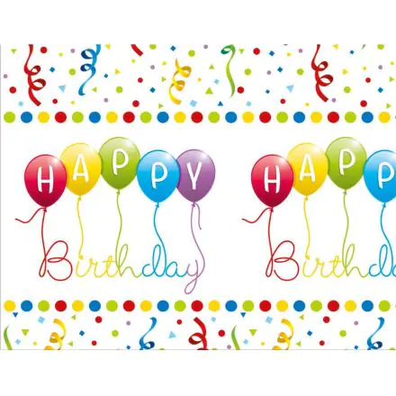 Happy Birthday Streamers asztalterítő 120*180 cm termékfotó