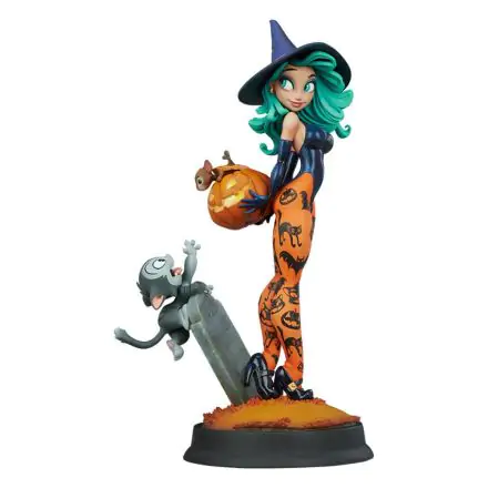 Happy HallowQueens Collocetion Pumpkin Witch by Chris Sanders szobor figura 34 cm termékfotó