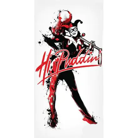 Harley Quinn fürdőlepedő, strand törölköző 70*140cm termékfotó