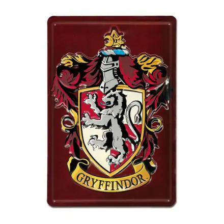 Harry Potter 3D Gryffindor fémtábla 20 x 30 cm termékfotó