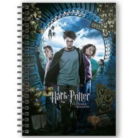 Harry Potter and the Prisioner of Azkaban A5 3D jegyzetfüzet termékfotó